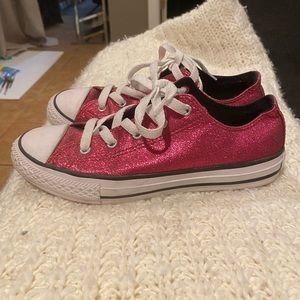 Pink Sparkly Converse